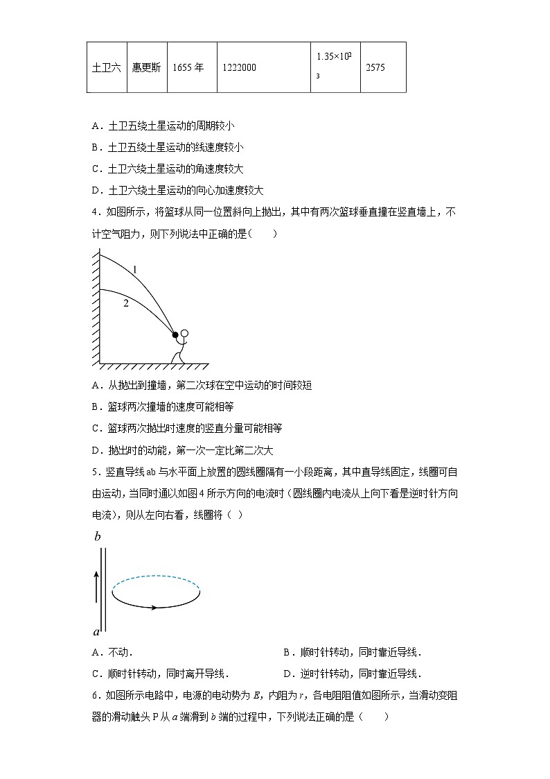 2023届北京市西城区高三下学期三模物理试题(含解析)02