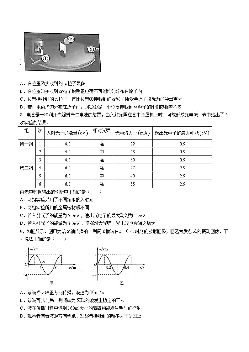 河北省邢台重点高中2022-2023学年高二下学期5月月考物理试题及答案03