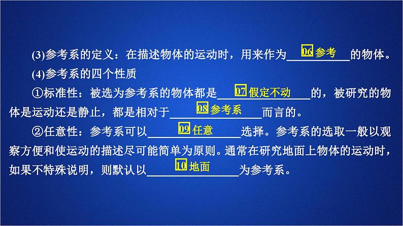 2022-2023年人教版(2019)新教材高中物理必修1 第1章运动的描述第1节质点参考系(1)课件06