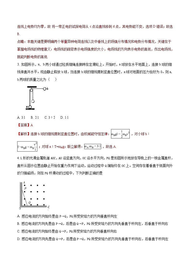 精品解析:河北省衡水中学2017届高三下学期第三次摸底考试理综物理试题(解析版)第2页