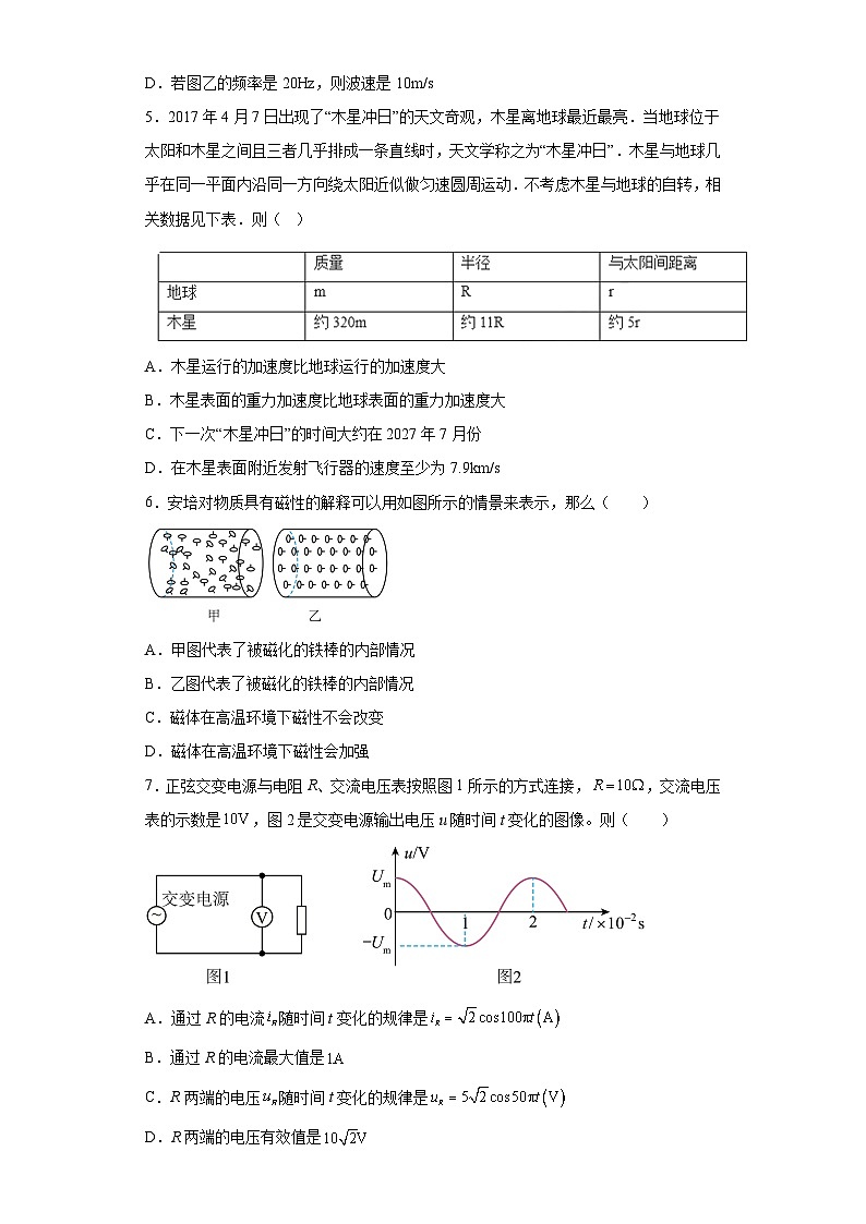 2023届北京市北大附中高三下学期三模物理试题(含解析)02