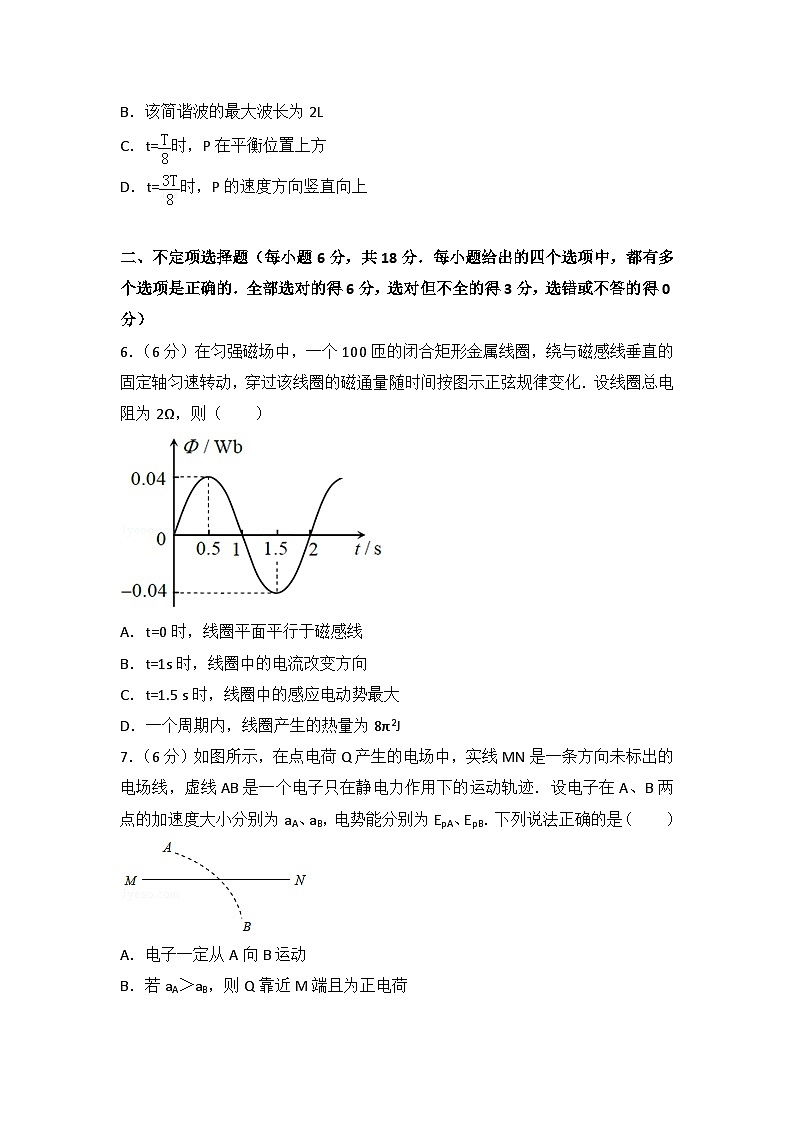 2017年天津市高考物理试卷第3页
