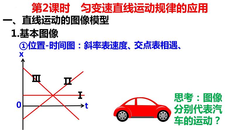 2023届高考物理一轮复习课件:第三讲 匀变速直线运动--追击模型第1页