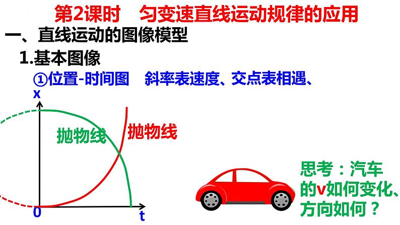 2023届高考物理一轮复习课件:第三讲 匀变速直线运动--追击模型第2页
