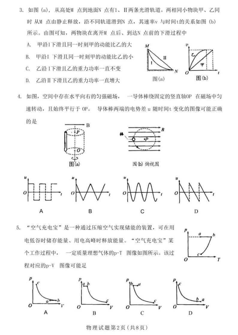 2023辽宁物理卷02