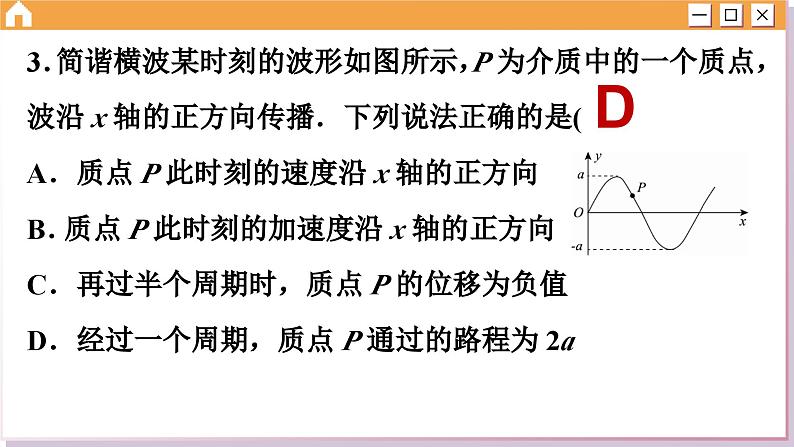 人教版物理选修1 第三章综合测评(课件PPT)07