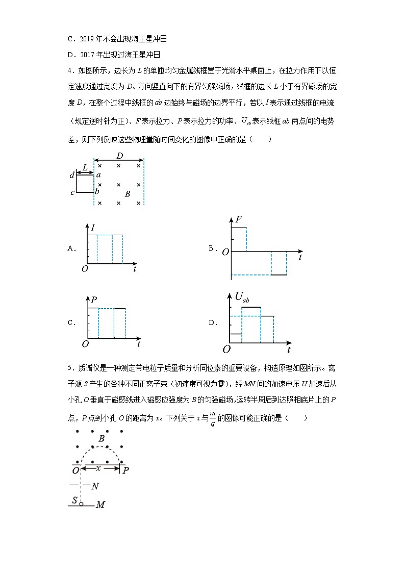 2023届黑龙江省哈尔滨师范大学附属中学高三下学期第四次模拟物理试题(含解析)02