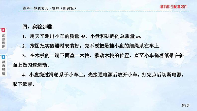 2023高三物理总复习 新课标(统考版)3-4 实验:验证牛顿第二定律课件PPT第6页
