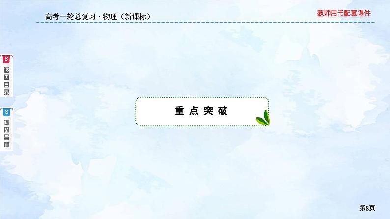 2023高三物理总复习 新课标(统考版)4-2 平抛运动课件PPT08