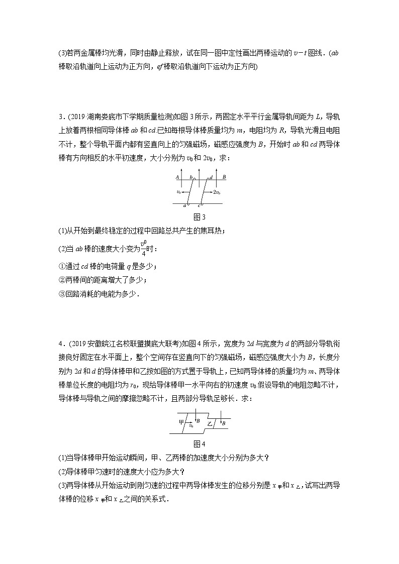 2021高考物理二轮复习 第十章 微专题75 电磁感应中的“双杆模型”第2页