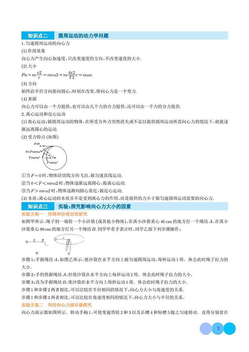 2023年新高考物理三轮查补易混易错点06 圆周运动(解析版)第2页