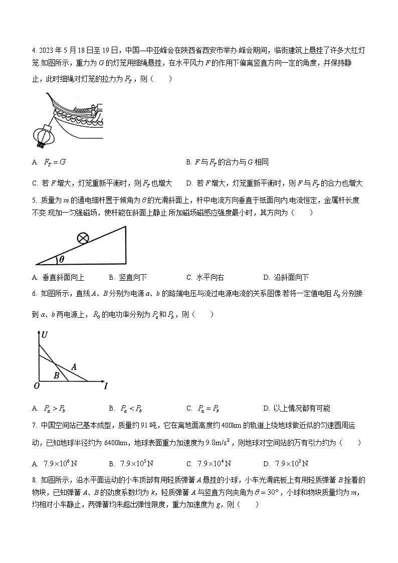 陕西省西安市西咸新区2022-2023学年高二下学期期末质量监测物理试题02