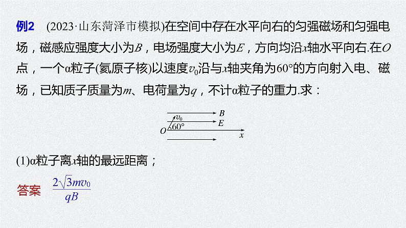 2024年高考物理一轮复习(新人教版) 第11章 专题强化22 带电粒子在立体空间中的运动08
