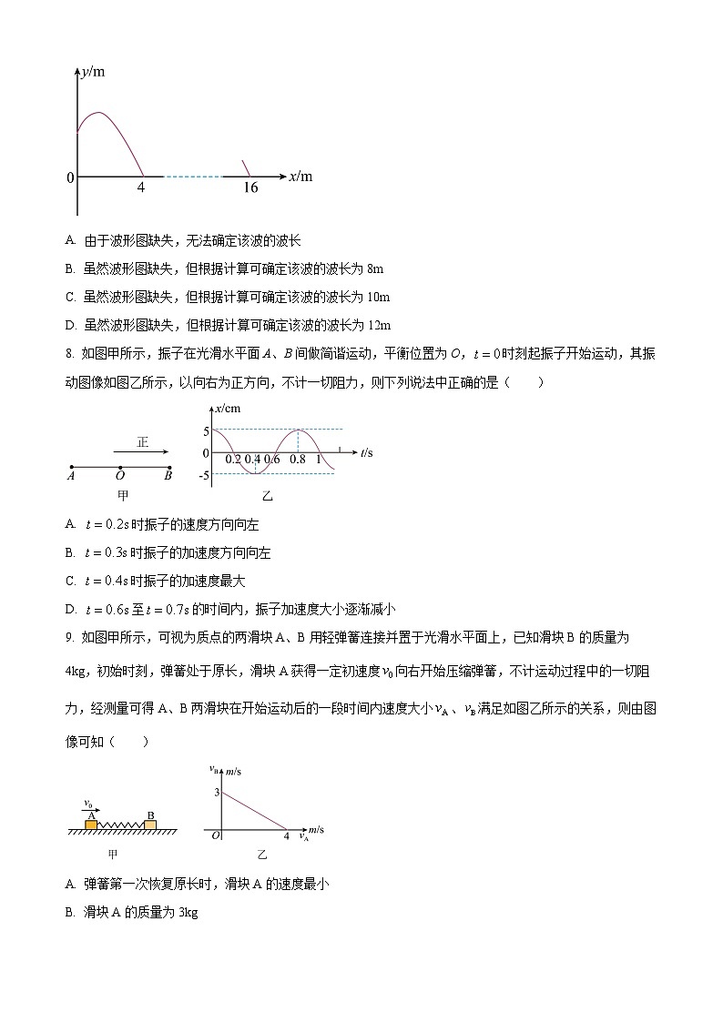 湖北省武汉市部分重点中学2022-2023学年高一下学期期末联考物理试题无答案第3页