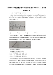 2022-2023学年安徽省亳州市涡阳县重点中学高二（下）期末联考物理试卷（含解析）