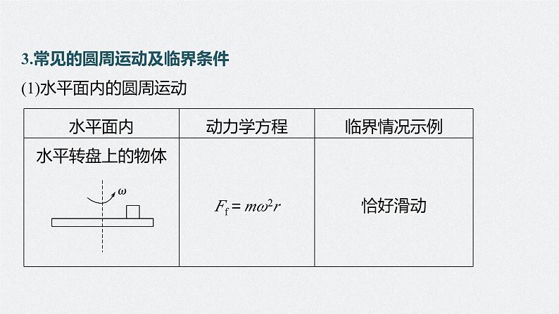 新高考版高考物理二轮复习(新高考版) 第1部分 专题1 第4讲 圆周运动 天体的运动课件PPT第8页