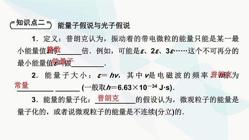 粤教版高中物理必修第三册第6章第5节量子化现象课件06