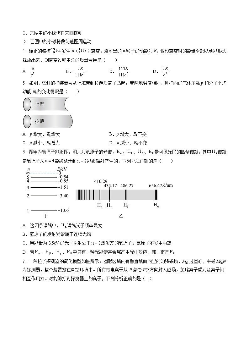 2023届广东省茂名市第一中学高三下学期5月月考物理试题(Word版)第2页