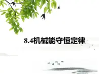 8.4机械能守恒定律 课件—【新教材】人教版(2019)高中物理必修二