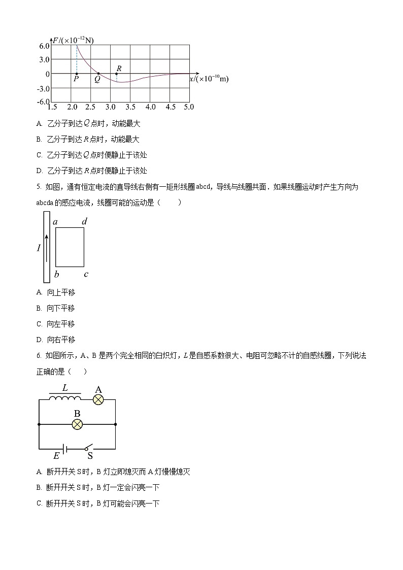 新疆兵团地州十二校高二下学期期中联考物理试题第2页