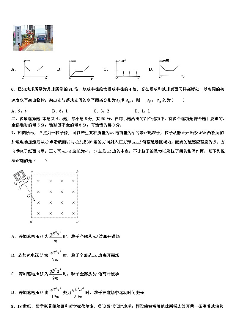 2022-2023学年安徽省芜湖市普通高中高三下学期第八次统练(一模)物理试题第2页