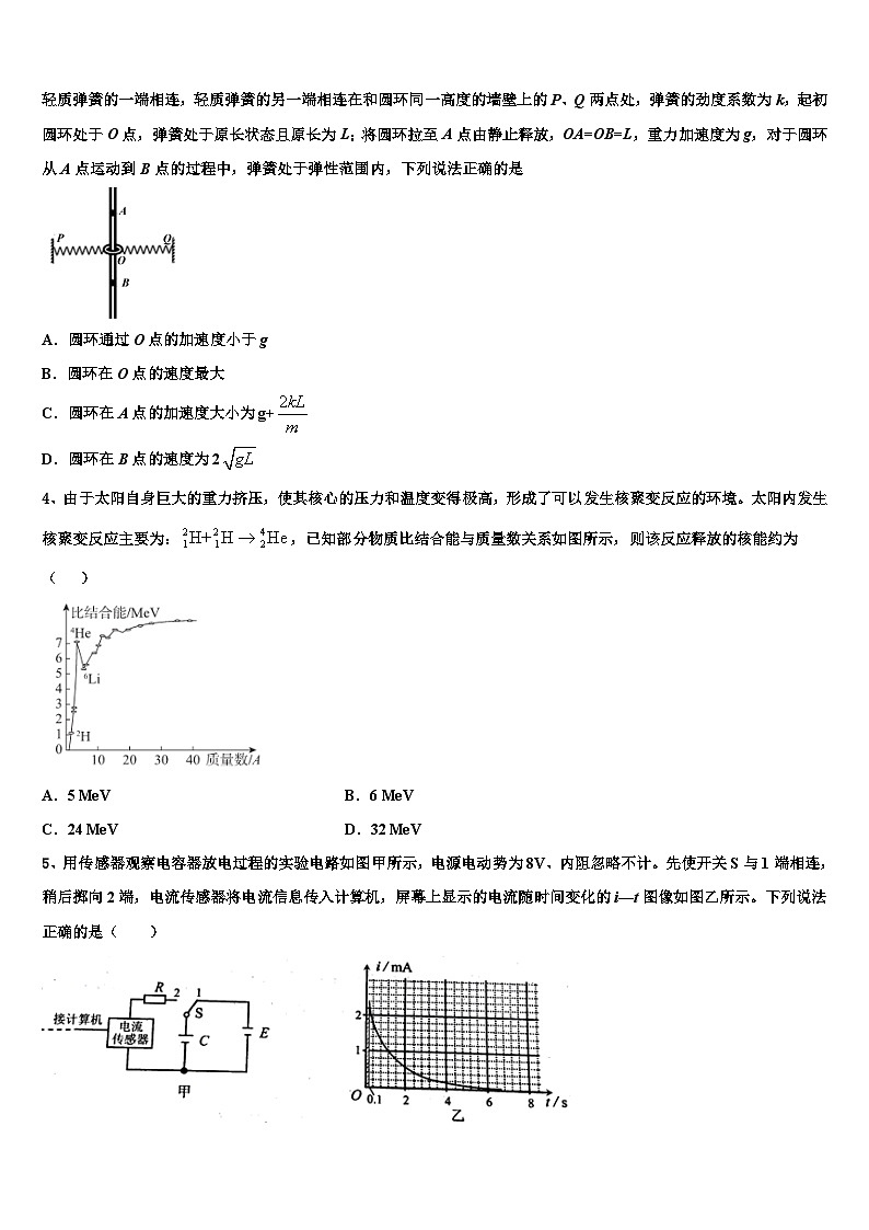 辽宁省大连市普兰店区2023届高三一诊练习三物理试题第2页