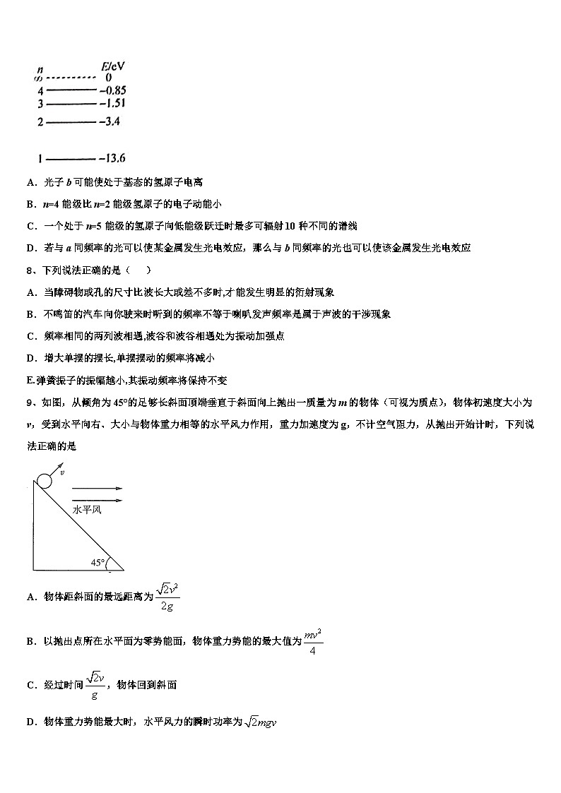 辽宁省大石桥市第二高级中学2023年高三年级第一次模拟考试物理试题试卷第3页