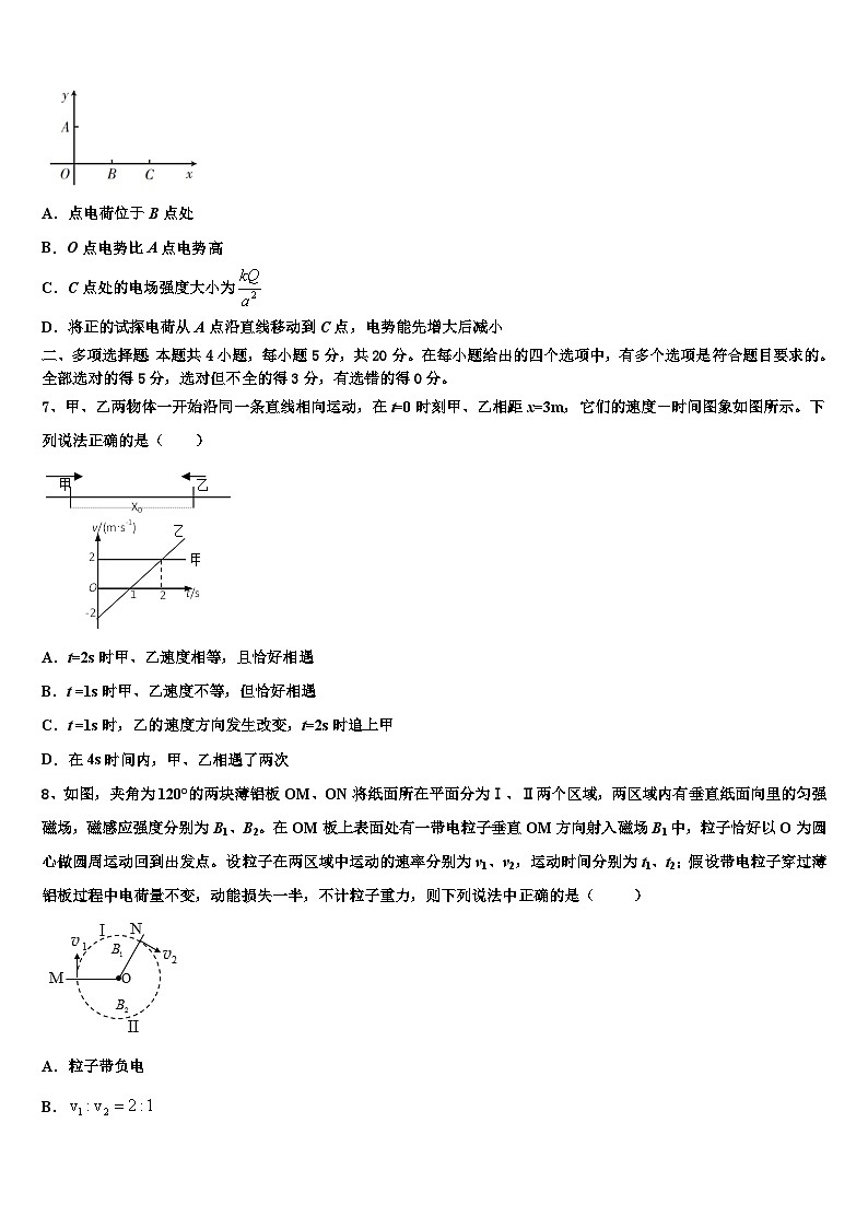 山西省太原市小店区太原四十八中2022-2023学年高三下学期自测卷(五)线下考试物理试题第3页