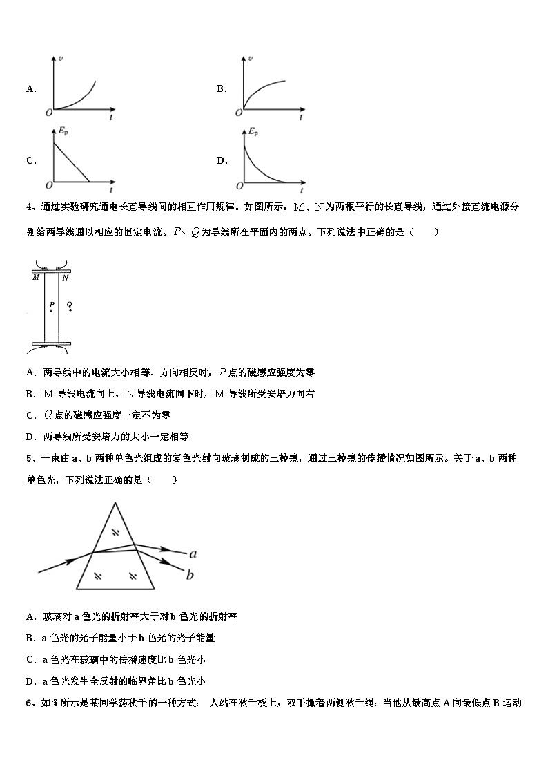 云南省弥勒市2023届高三3月统考物理试题第2页