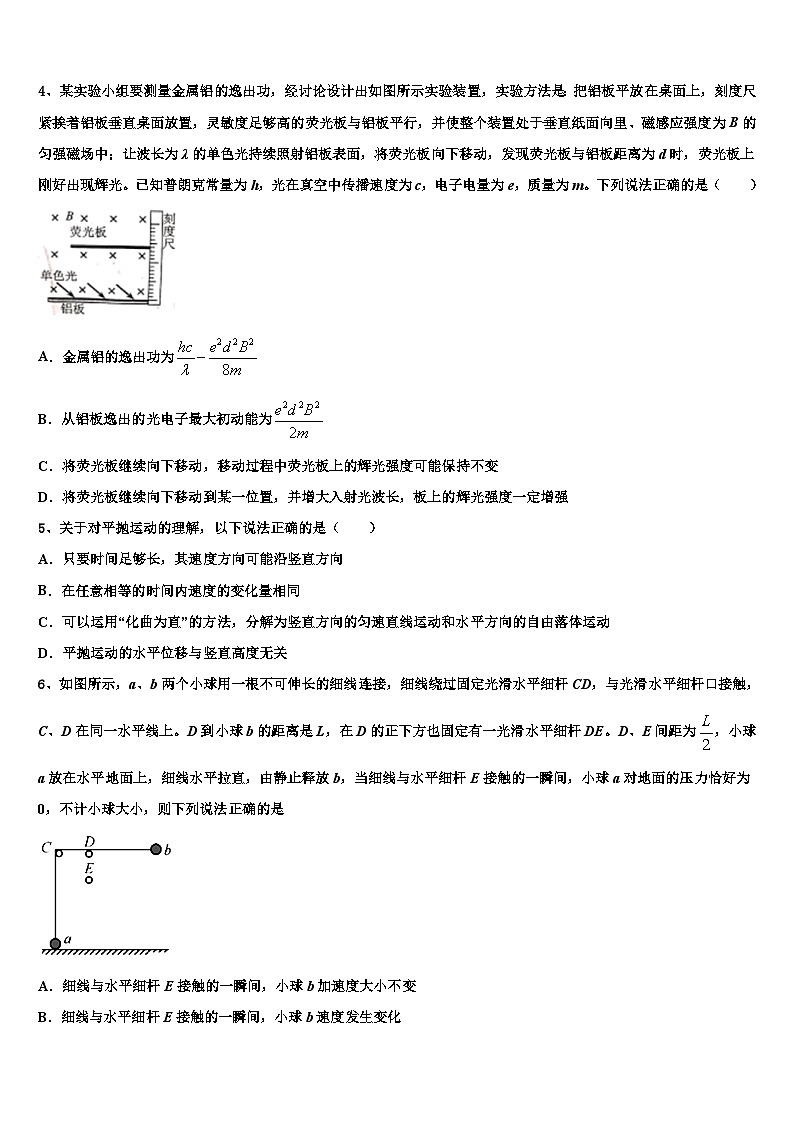 云南省金平县2023年高三二模考前物理试题综合练习一含附加题第2页
