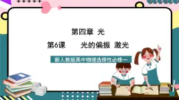 人教版物理选择性必修第一册 4.6 光的偏振 激光 课件