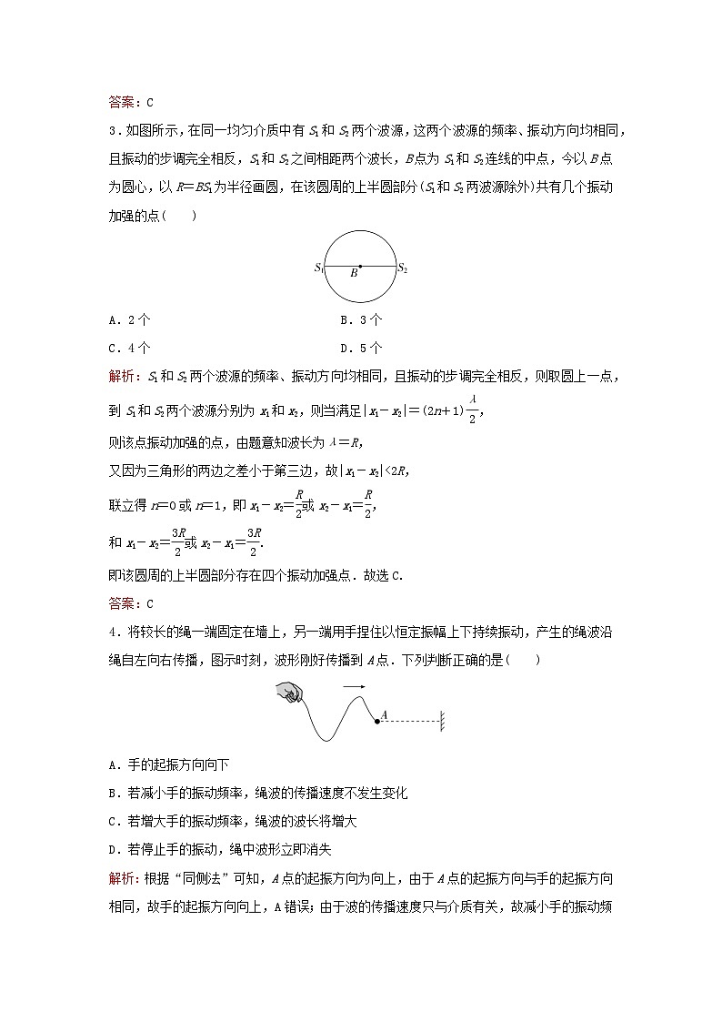 2023高考物理二轮专题复习与测试专题强化练六机械振动机械波第2页