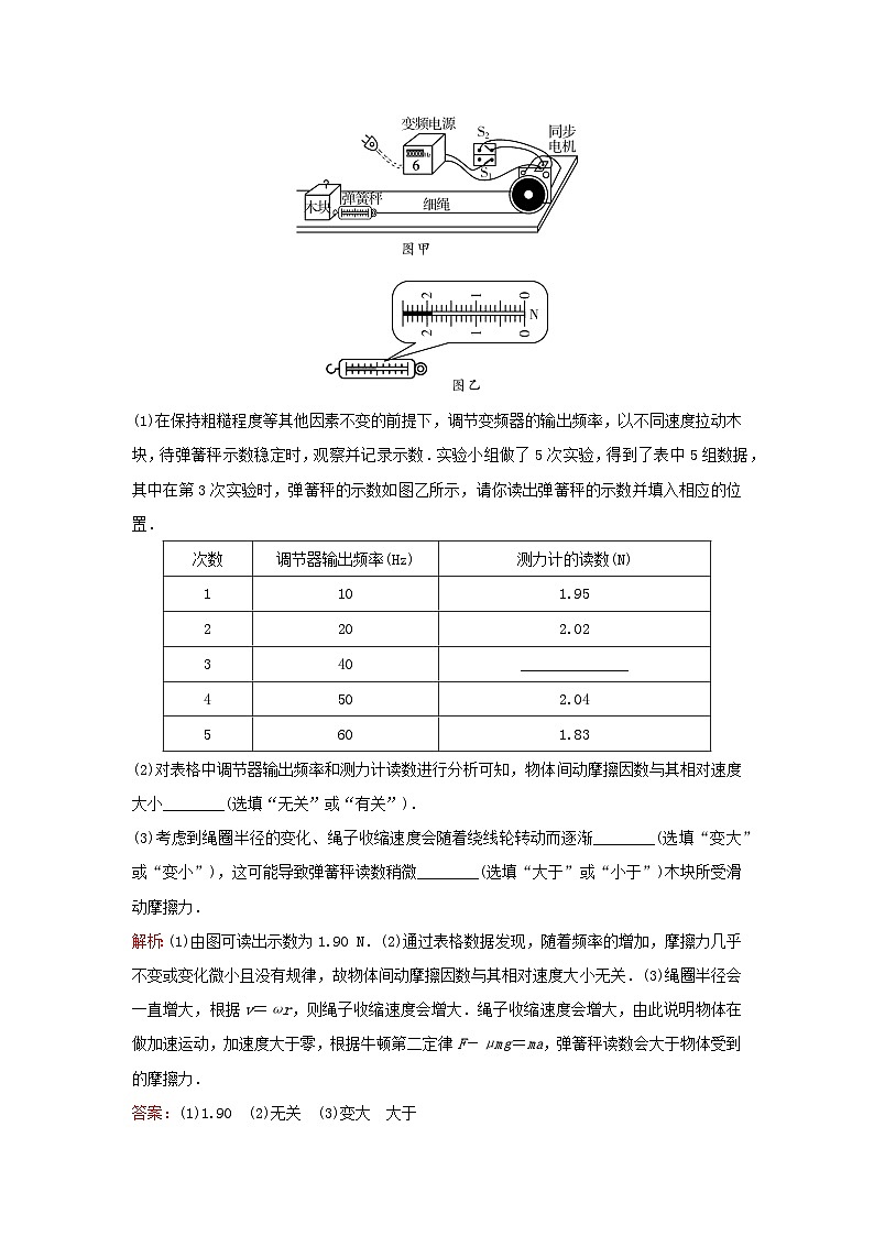 2023高考物理二轮专题复习与测试专题强化练十八力学实验与创新第2页