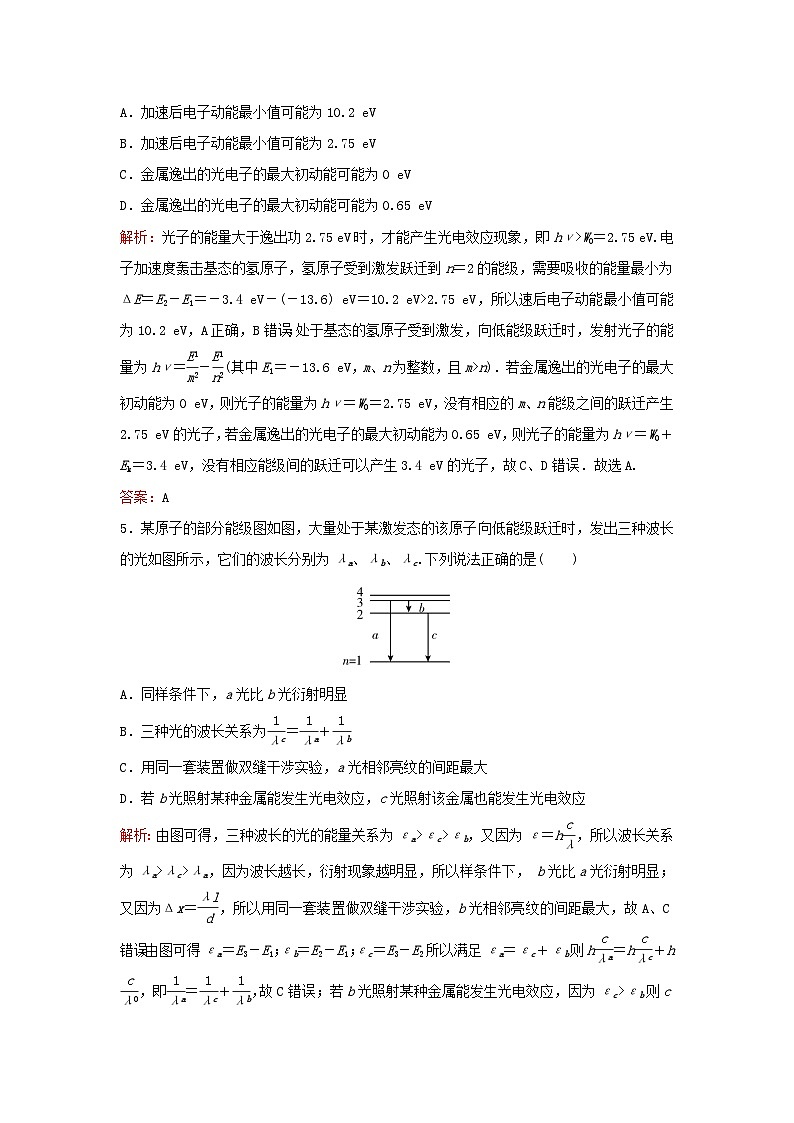 2023高考物理二轮专题复习与测试专题强化练十七原子结构与原子物理第3页