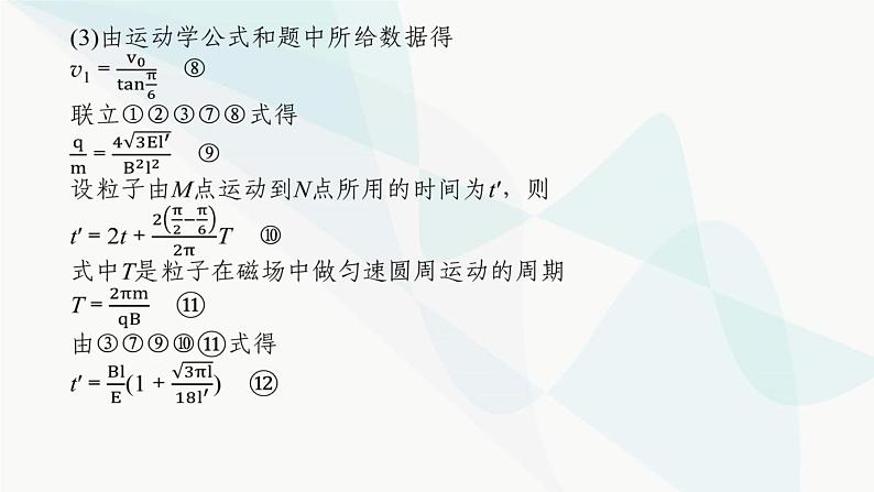 高中物理复习专题七带电粒子在复合场中的运动课件第8页