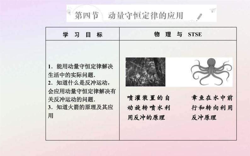 新教材2023高中物理第一章动量和动量守恒定律第四节动量守恒定律的应用课件粤教版选择性必修第一册02