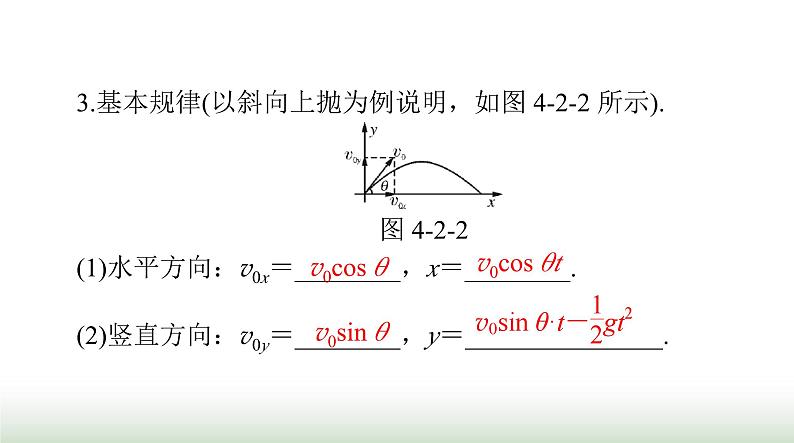 2024年高考物理一轮复习第四章第2节抛体运动课件第6页
