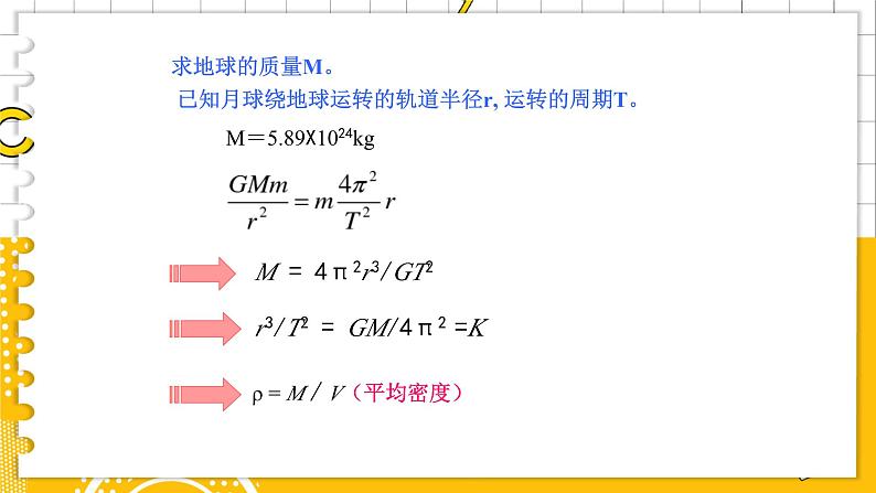 4.2万有引力定律的应用第7页