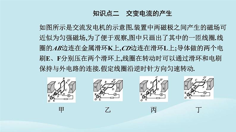 新教材2023高中物理第三章交变电流3.1交变电流课件新人教版选择性必修第二册05