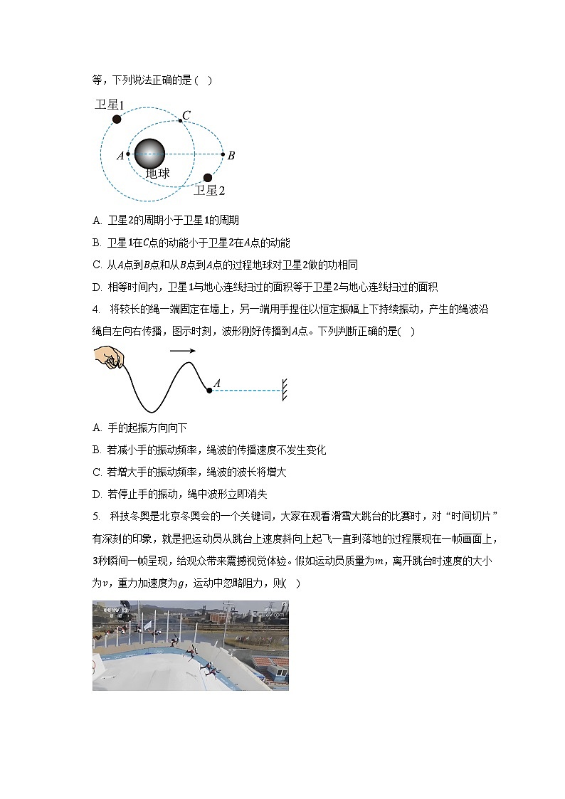 2022-2023学年广东省茂名市电白区电海中学高三(下)开学测试物理试卷(含解析)第2页