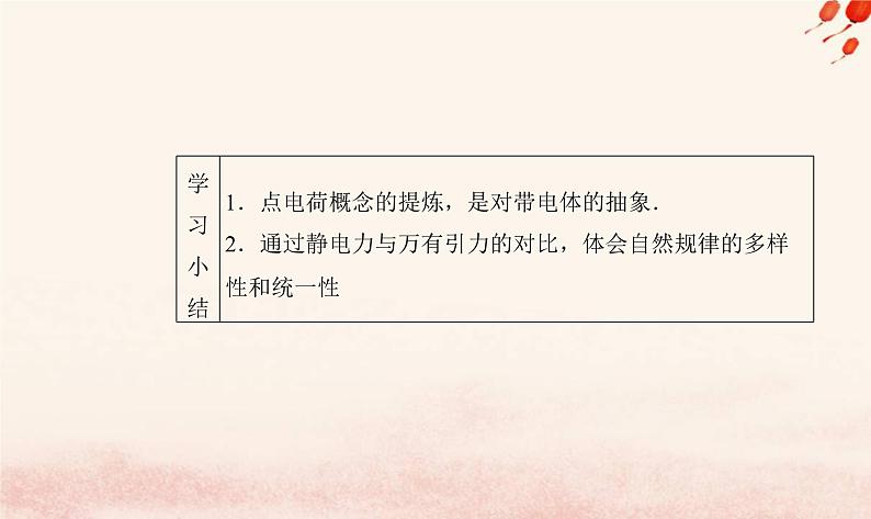 新教材2023高中物理第一章静电场的描述第二节库仑定律课件粤教版必修第三册08