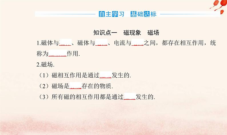 新教材2023高中物理第六章电磁现象与电磁波第一节磁现象与磁澄件粤教版必修第三册课件PPT第3页