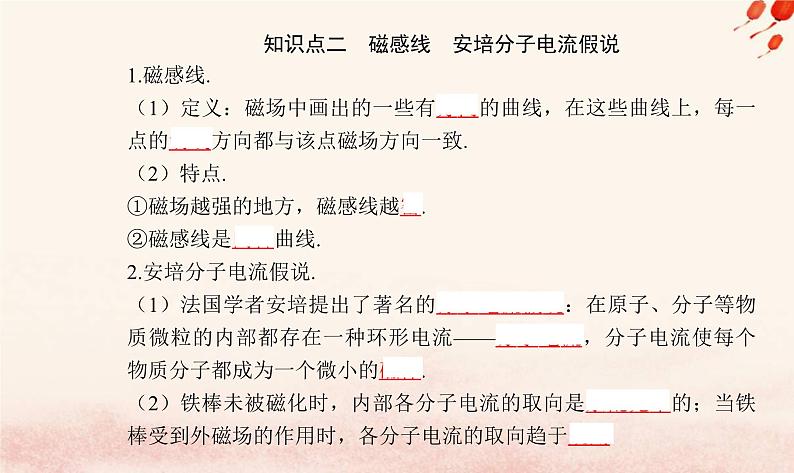 新教材2023高中物理第六章电磁现象与电磁波第一节磁现象与磁澄件粤教版必修第三册课件PPT第4页