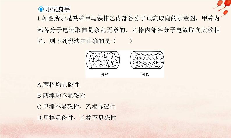 新教材2023高中物理第六章电磁现象与电磁波第一节磁现象与磁澄件粤教版必修第三册课件PPT第6页
