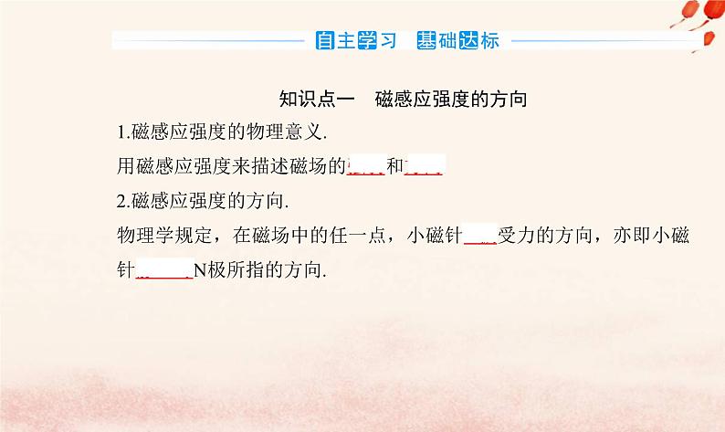 新教材2023高中物理第六章电磁现象与电磁波第二节磁感应强度课件粤教版必修第三册第3页