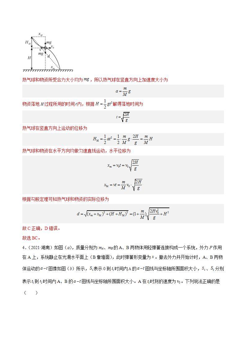 专题28 动量守恒定律及其应用（一）- 十年（2014-2023）高考物理真题分项汇编（2份打包，原卷版+解析版）03