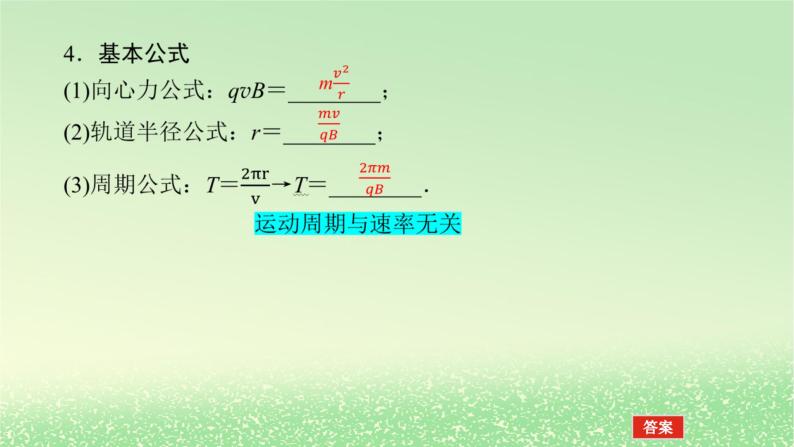 2024版新教材高考物理全程一轮总复习第十一章磁场安培力与洛伦兹力第2讲磁吃运动电荷的作用课件08