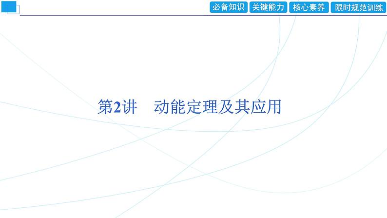 2024年高考物理第一轮复习:第2讲 动能定理及其应用课件PPT第1页