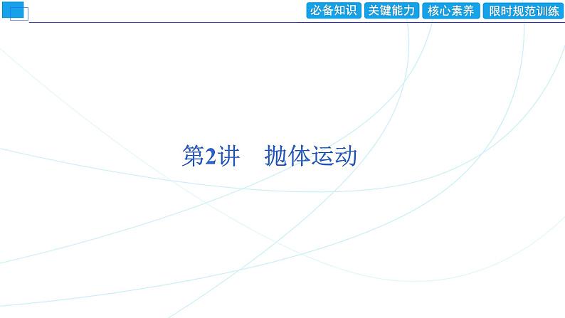 2024年高考物理第一轮复习:第2讲 抛体运动课件PPT第1页