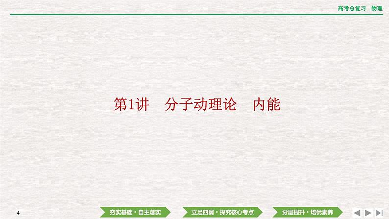 2024年高考物理第一轮复习课件:第十四章 第1讲 分子动理论 内能第4页